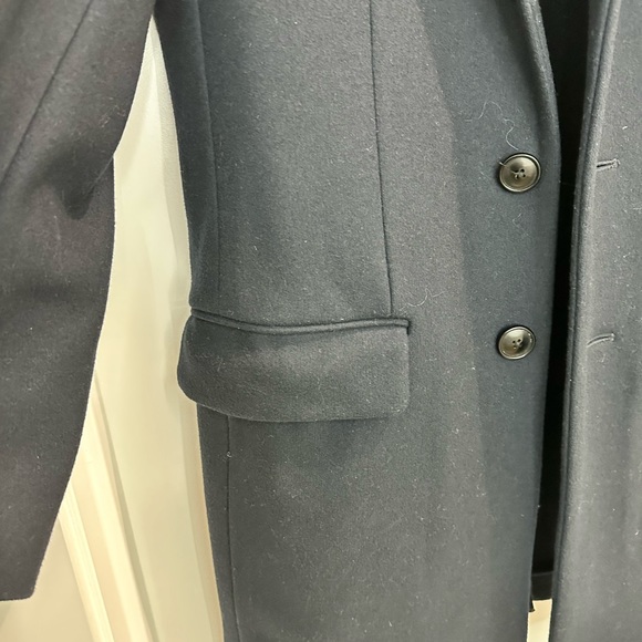 Banana Republic blue overcoat - Picture 4 of 6